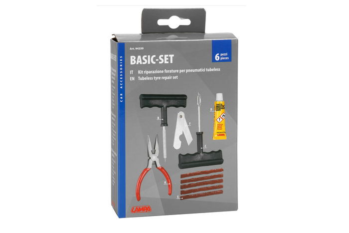 Комплект для ремонту безкамерних шин LAMPA Basic-set