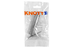 Вісь опорного колеса KNOTT 406024.001, втулка 84x20 мм