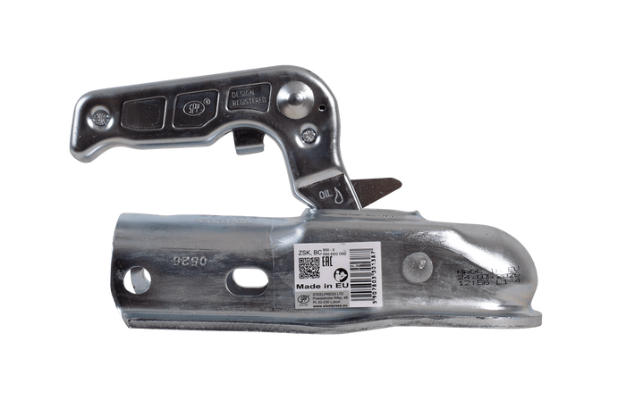 Кульовий зчіпний пристрій STEELPRESS ZSK-1700D для причепа 1700 кг з трубчастим дишлом 50 мм
