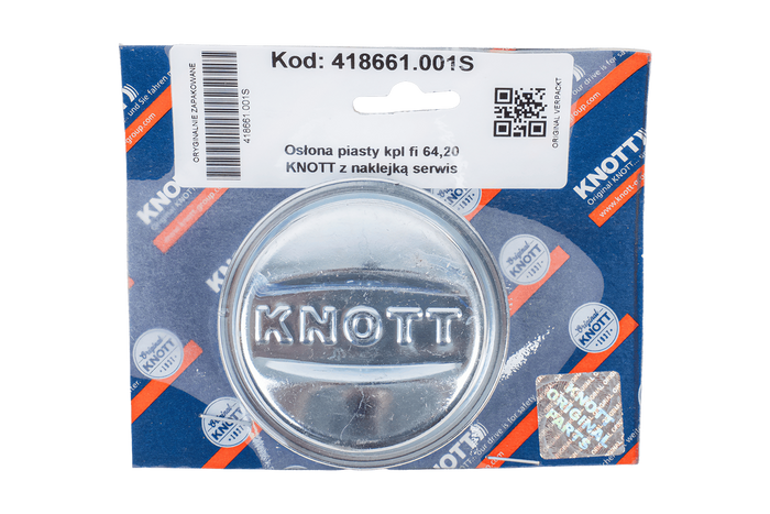 Кришка підшипника маточини KNOTT 64,2 мм для причепа
