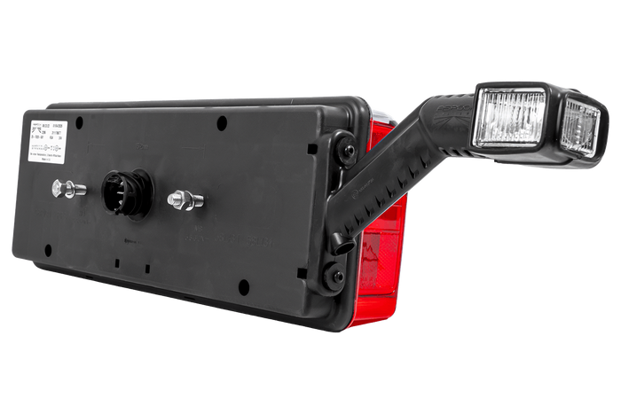 Lampy tylne ASPÖCK EUROPOINT III LED bajonet 7PIN ASS2 z rogiem 7 funkcji lewa+prawa