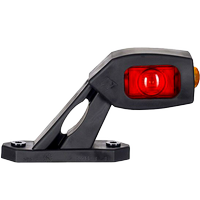 Потрійний світлодіодний габаритний ліхтар на короткому косому кронштейні LD 2109 / P правий 12 / 24V