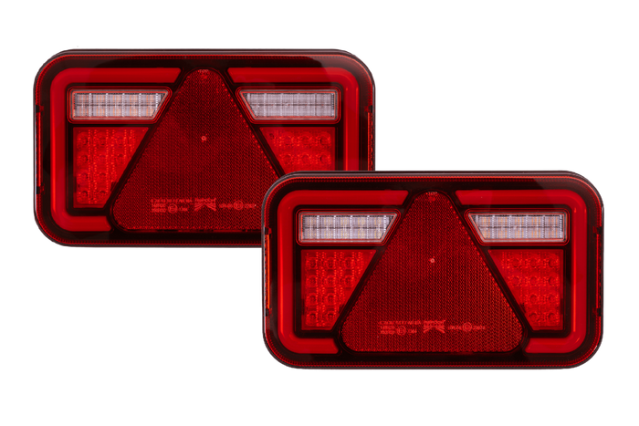 Задні світлодіодні ліхтарі ASPÖCK MULTILED IV, байонетні, 5-контактні, 7 функцій, ліві+праві
