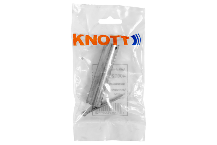 Вісь опорного колеса KNOTT 406024.001, втулка 84x20 мм